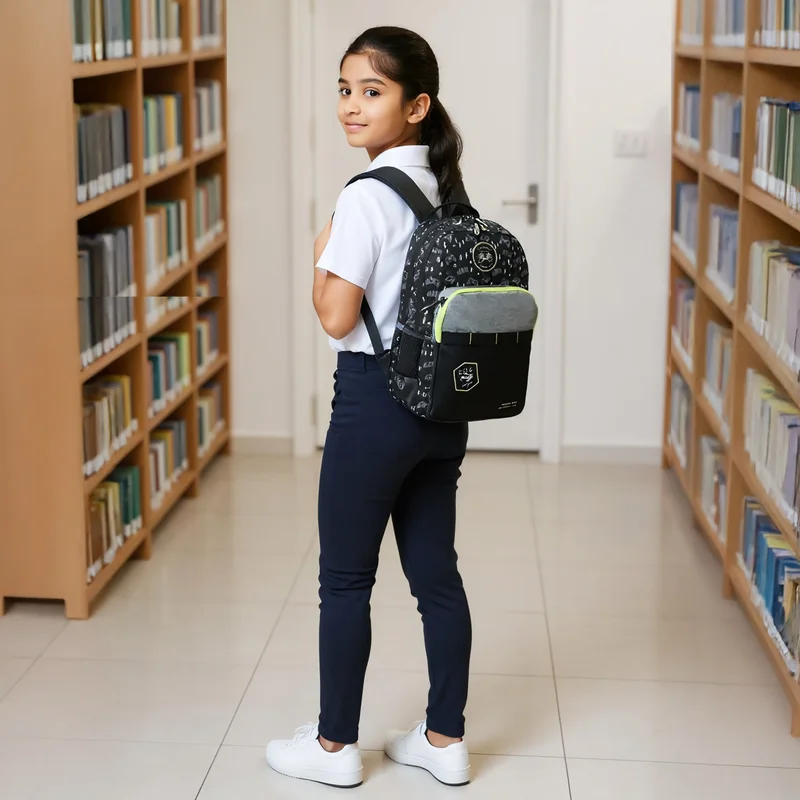 مايفاير Backpack - gaming Best Gamer-2 Compartment (Polyester) Black & Grey \ 41.5X28.5X19.5